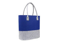 Eco-Friendly Ladies Felt Shopping Bag Leisure Stitching Design Multiple Color