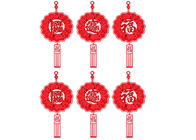 6pcs Felt Holiday Decorations Chinese New Year Lantern